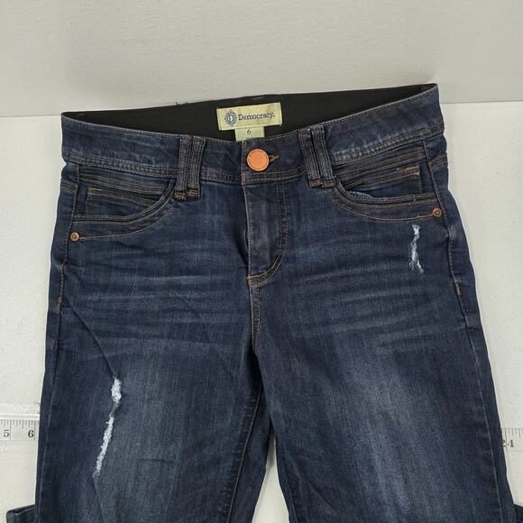 Democracy ab technology jeans slim skinny size 6 womens 5443 - Picture 2 of 12